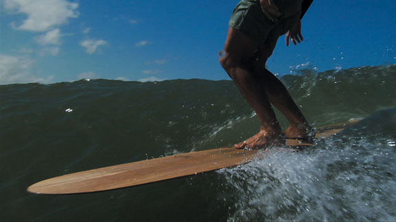 Toma de tabla de surf