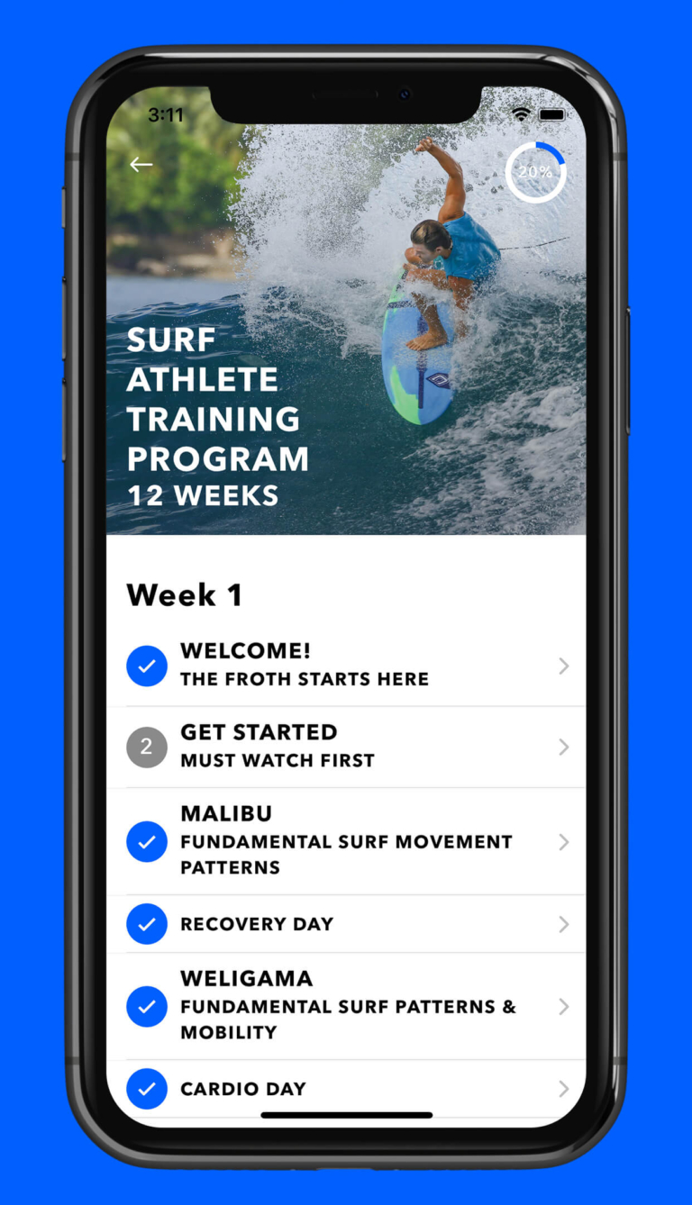Surf School Partnership Surf Strength Coach