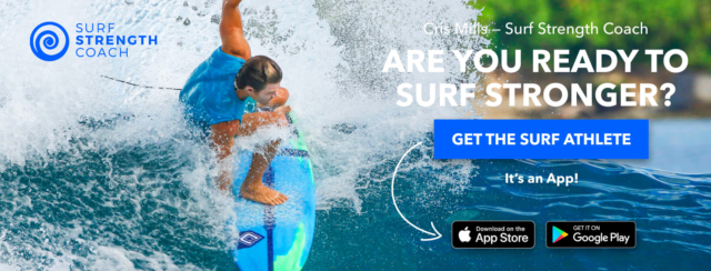 Surf Bannière CTA de l'application athlète