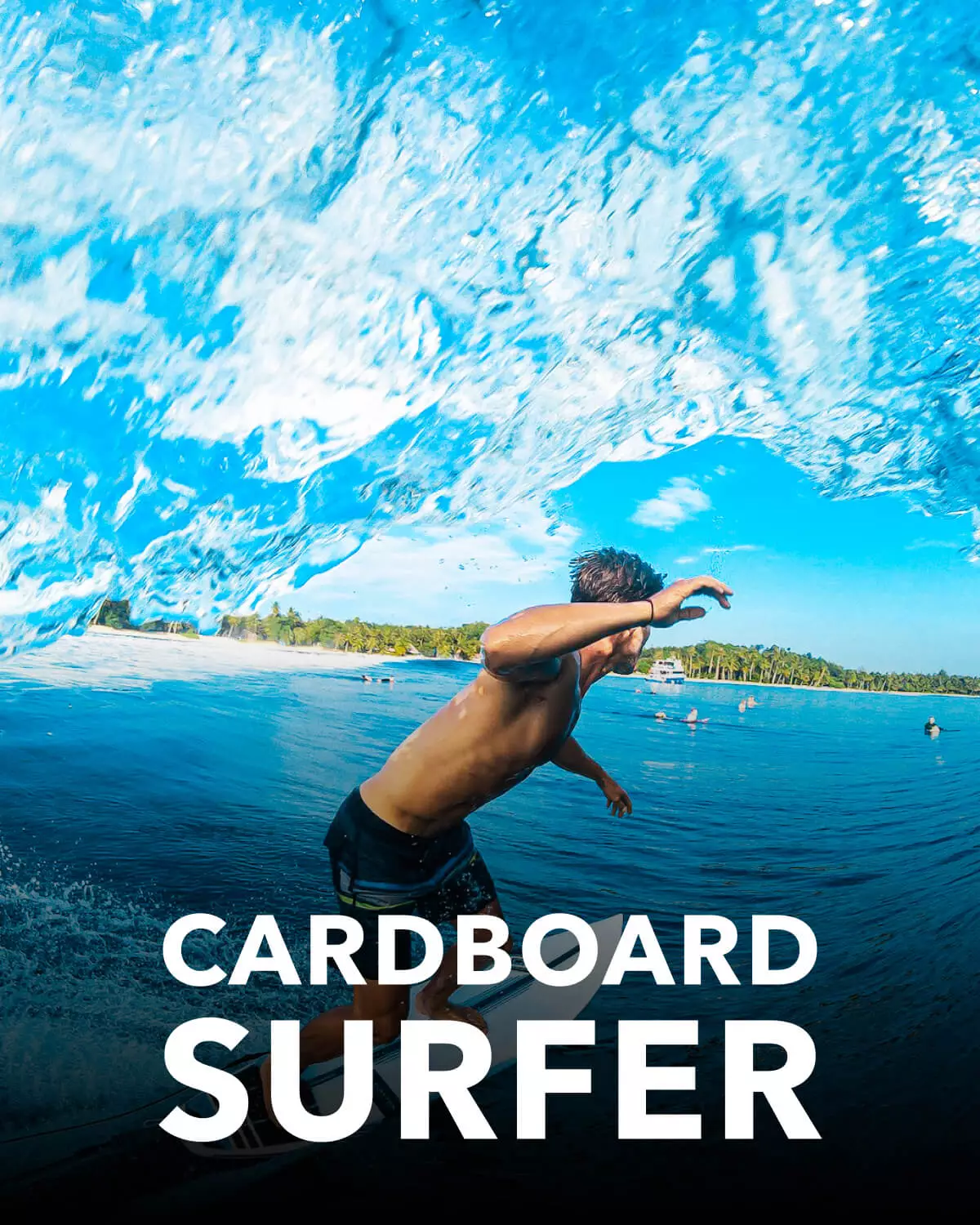 Cardboard Surfer