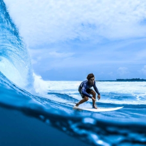 la position parfaite de surf