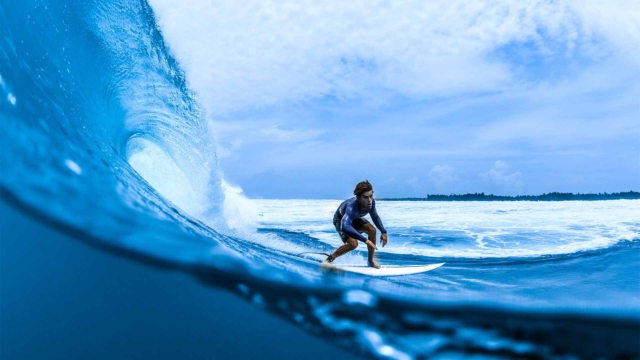 la position parfaite de surf
