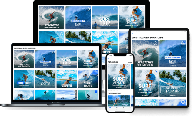 surf athlete academy all devices mockup